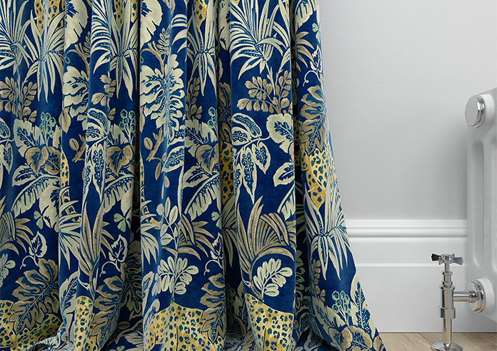 Leopard, Lapis - Made to Measure Curtain - Image 6